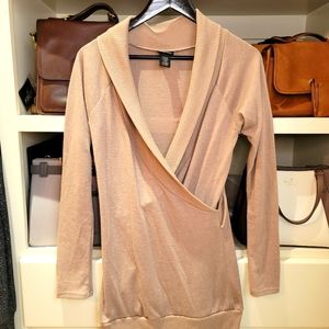 Sweater Dress, tan, size medium